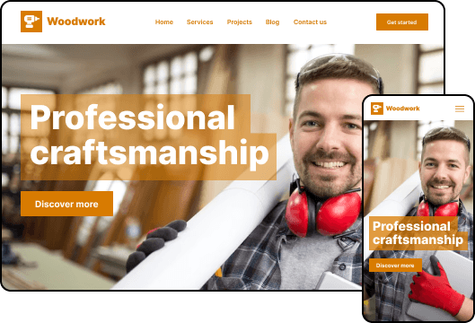 Homepage for craftsmen