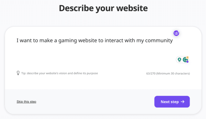 gaming website description