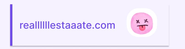 unique spelling domain name