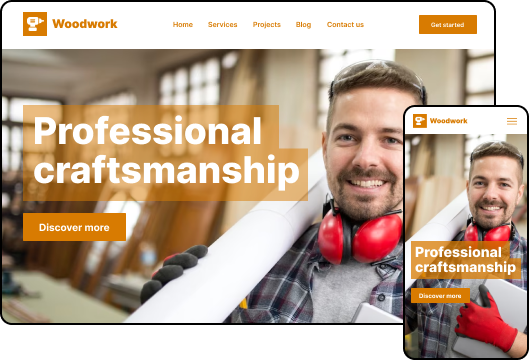 Homepage for craftsmen