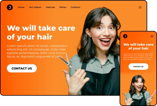 Website for Hairdresser